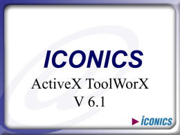 ActiveX ToolWorX Presentation