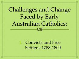 Early Australian Catholics