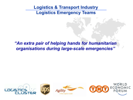 LETs - Logistics Cluster
