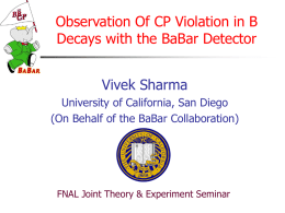 Measurement of CP Violating Asymmetry with the BaBar detector