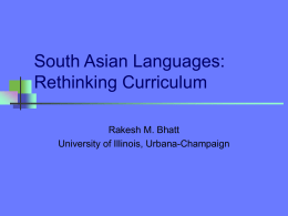 Appropriate Pedagogy: - South Asia Language Resource Center