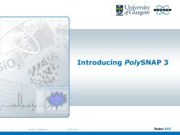 PolySNAP 3 intro - University of Glasgow