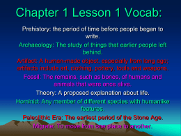 Chapter 1 Lesson 1 Vocab: