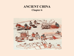 ANCIET CHINA Chapter 6 - Central Magnet School