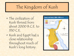 The Kingdom of Kush - Hale Charter Academy