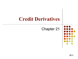 Credit Derivatives - E