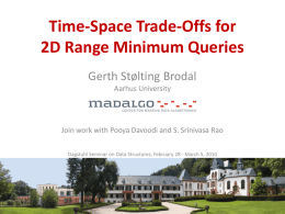 Time-Space Trade-Offs for Range Minimum Queries