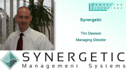 SynergyOne Management System for Schools