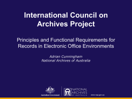Presentation Title - National Archives of Australia