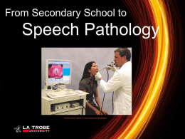 Careers in - Speech Pathology Australia