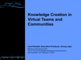 Virtual Teams for Global Project Collaboration: Project