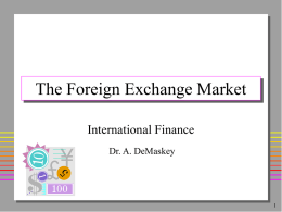 International Finance - Villanova University