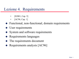 Requirements Engineering - ISTI-CNR