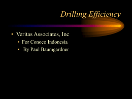 Drilling Efficiency