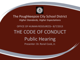 The Poughkeepsie City School District Communication