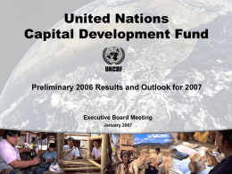 United Nations Capital Development Fund