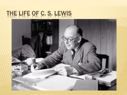 The Life of c. s. lewis
