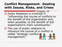 Conflict Management - College of Charleston
