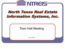 North Texas Real Estate Information Systems, Inc.