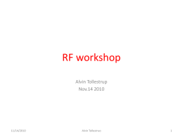 RF workshop