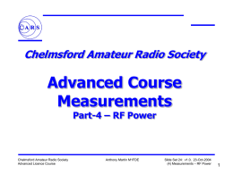 Measurements-4 - RF Power