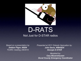 D-RATS - Duval County ARES
