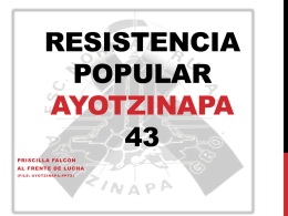 Resistencia Popular Ayotzinapa 43