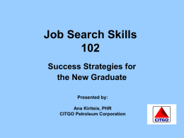 Job Search Skill 102 - Home Page | McNeese State University