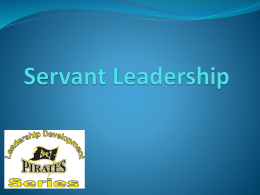 Servant Leadership - Southwestern University