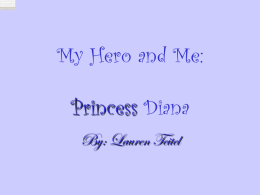 My Hero and Me: Princess Diana