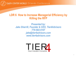 LDR 6 How to Increase Managerial Efficiency by Killing the