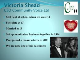 Victoria Shead Community Voice Ltd