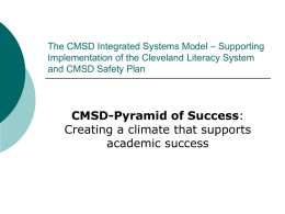 CMSD-Pyramid of Success - Cleveland Metropolitan School