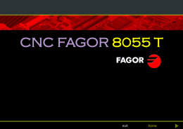 CNC 8055 T - Fagor Automation