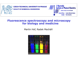 Optical spectroscopy - UFCH JH