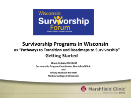 Presentation Title - Wisconsin Cancer Council