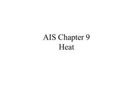 AIS Chapter 9 Heat