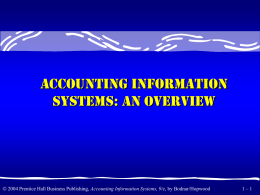 Accounting Information Systems, 9/e