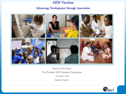 IAVI AIDS Vaccine 2006 Template