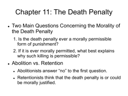 The Death Penalty - Oxford university press