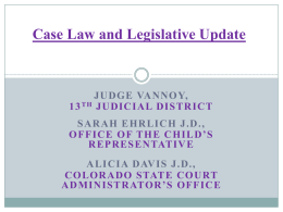 Case Law and Legislative Update