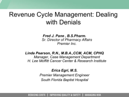 Why Revenue Cycle Management?