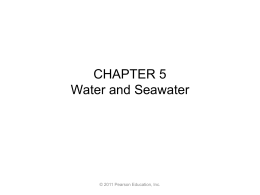 Water and Seawater