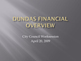 Dundas Financial Overview