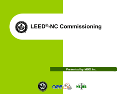 MBO Inc. Commissioning Presentation