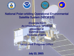 National Polar-orbiting Operational Environmental