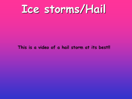 Ice storms - Natural Disasters