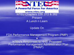 PMAP vs EPMS - National Treasury Employees Union Chapter 282