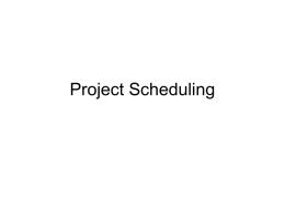Project Scheduling - Gunadarma University