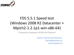FDS 5.5.1 Speed test